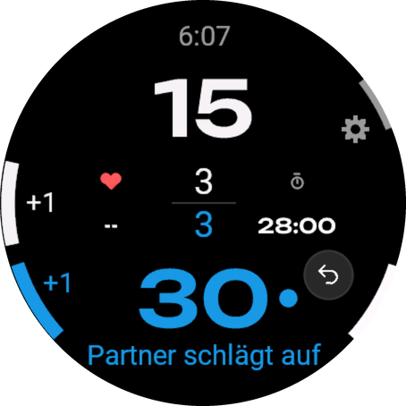 Garmin-Uhr im Theme Classic